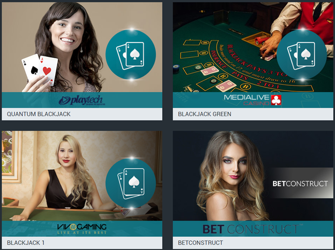 Canlı Blackjack yazılımları