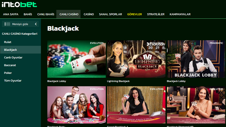 Intobet Blackjack